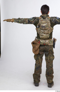 Photos Frankie Perry US Army standing t poses whole body…